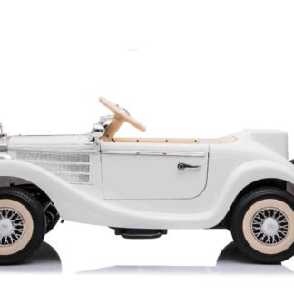 COCHE INFANTIL MERCEDES VINTAGE 12V 540K, 4X4, 4WD, BLANCO, HASTA 100KG DE CARGA - BN540KWHITE